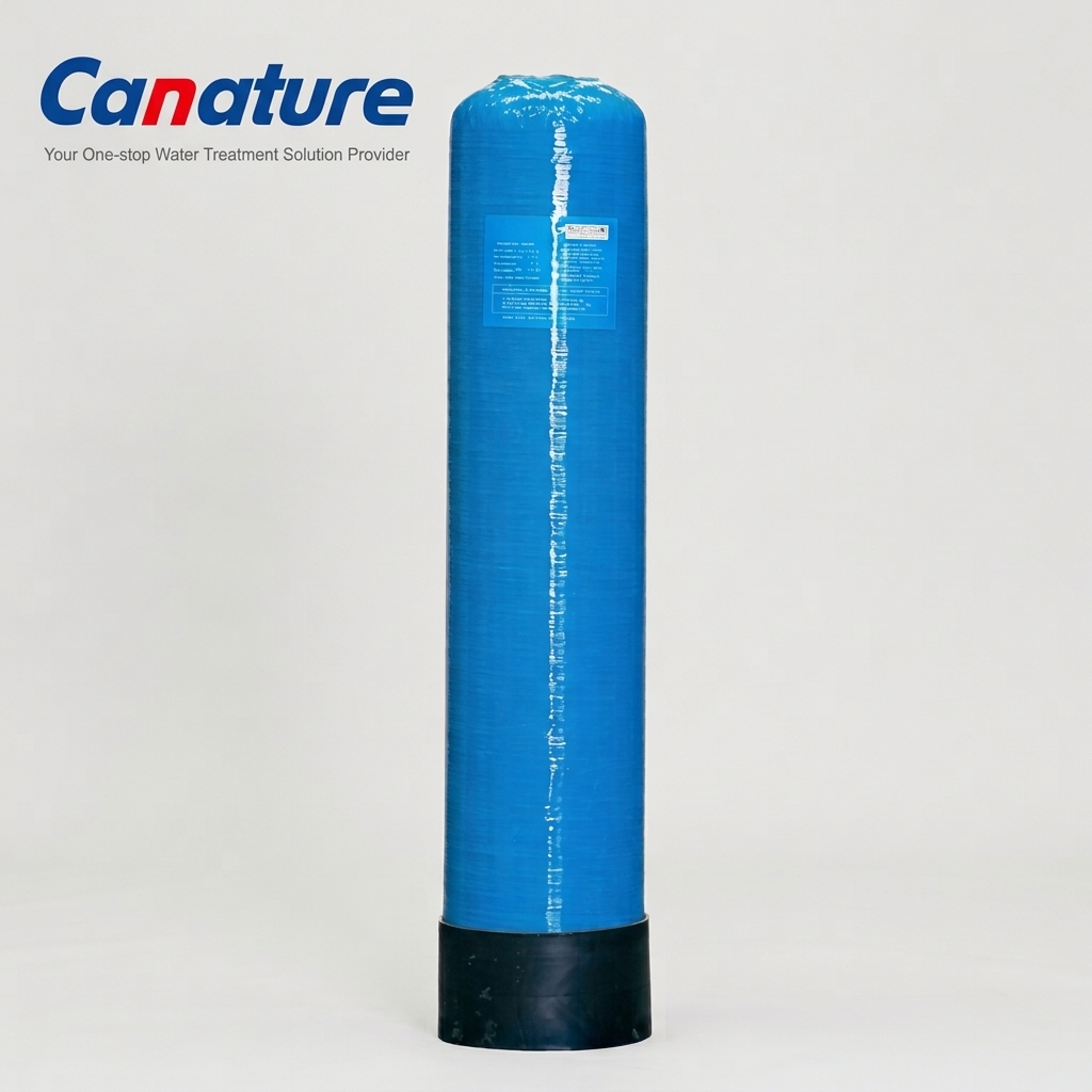 Pressure tank,with base, blue color, 2.5"top opening ..