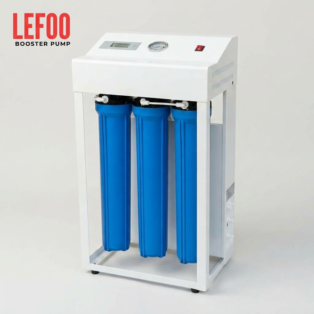 Système d’osmose inverse (RO) 2 X 400GPD (3013)– Capacité 800 GPD - Avec pompe Lefoo et sans réservoir  