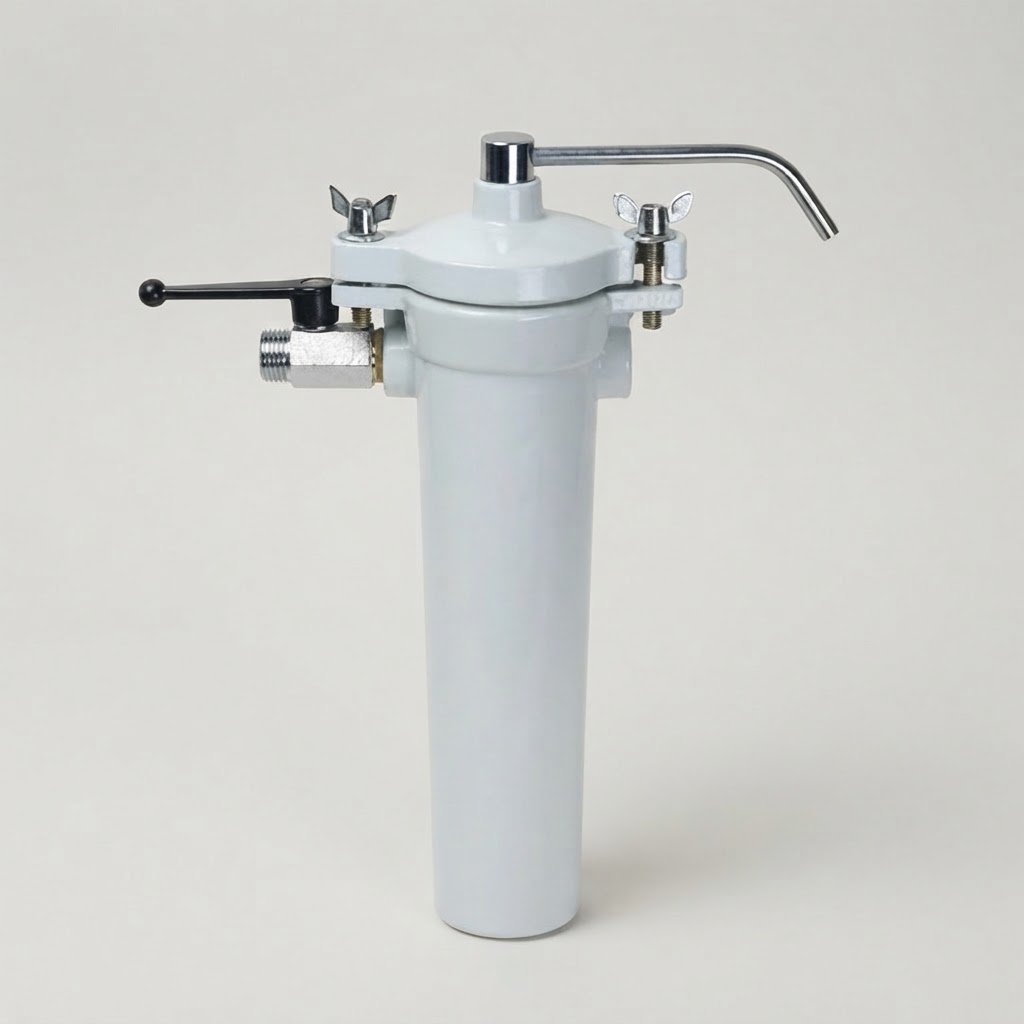 Bougie filtrante en céramique naturelle pour filtration de l’eau.