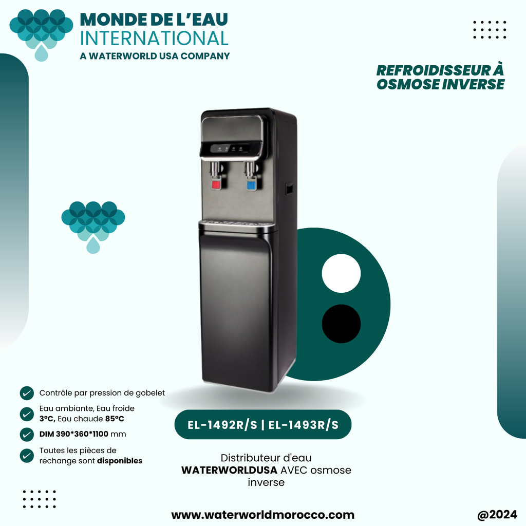 Free Stand Water Dispenser-white color   (D)