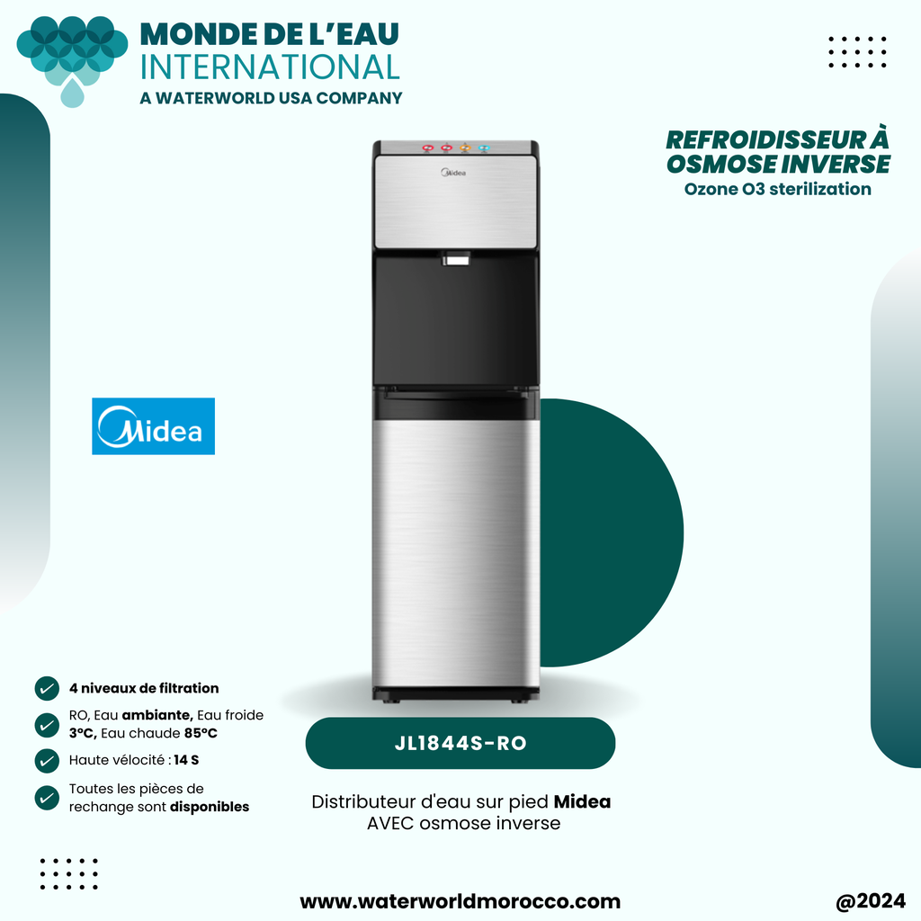 Midea JL1844S-RO Free Standing Water Dispenser WITH RO   (D)
