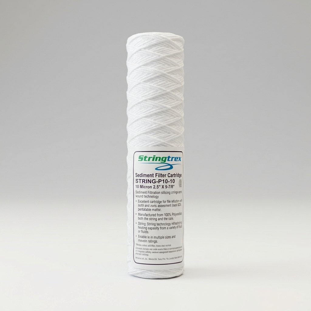 Cartouche filtrante bobinée en polypropylène 10 µm – 10 pouces STRINGTREX™