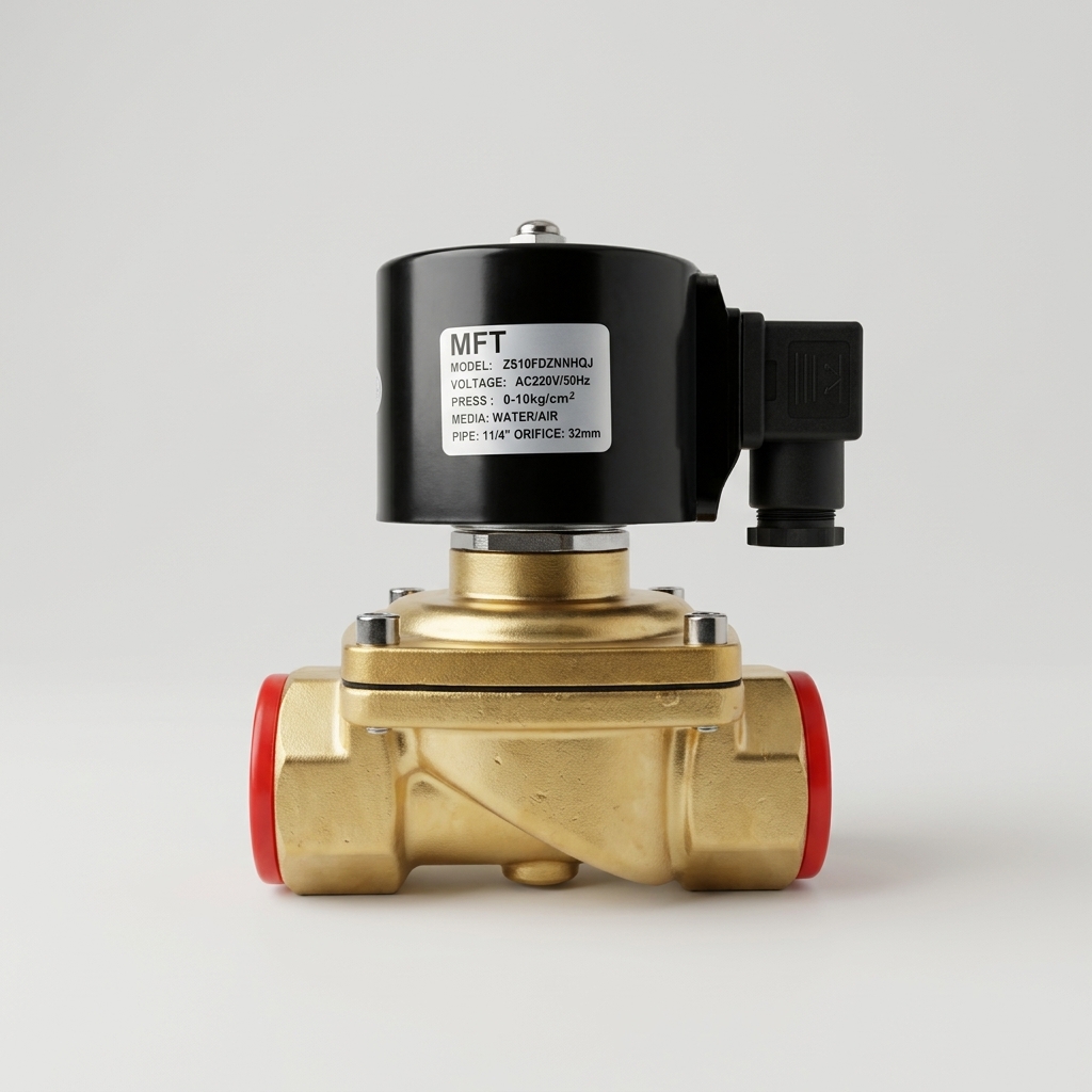 Solenoid valve  BRASS ZS 1 1/4"   (D)