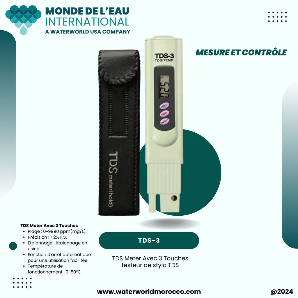 TDS pen, three press with temperture >  (D)