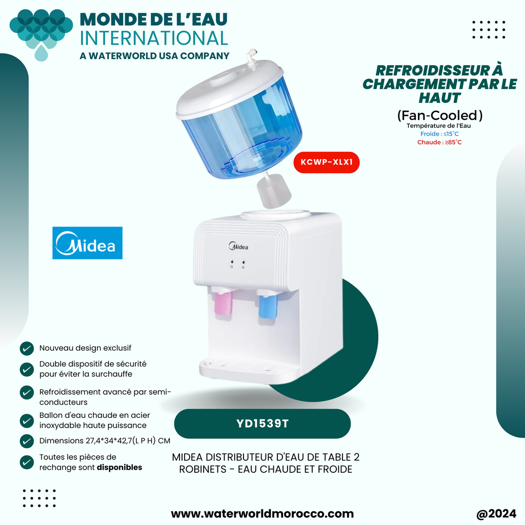 Midea YD1539T Free Standing Water Dispenser   (D)