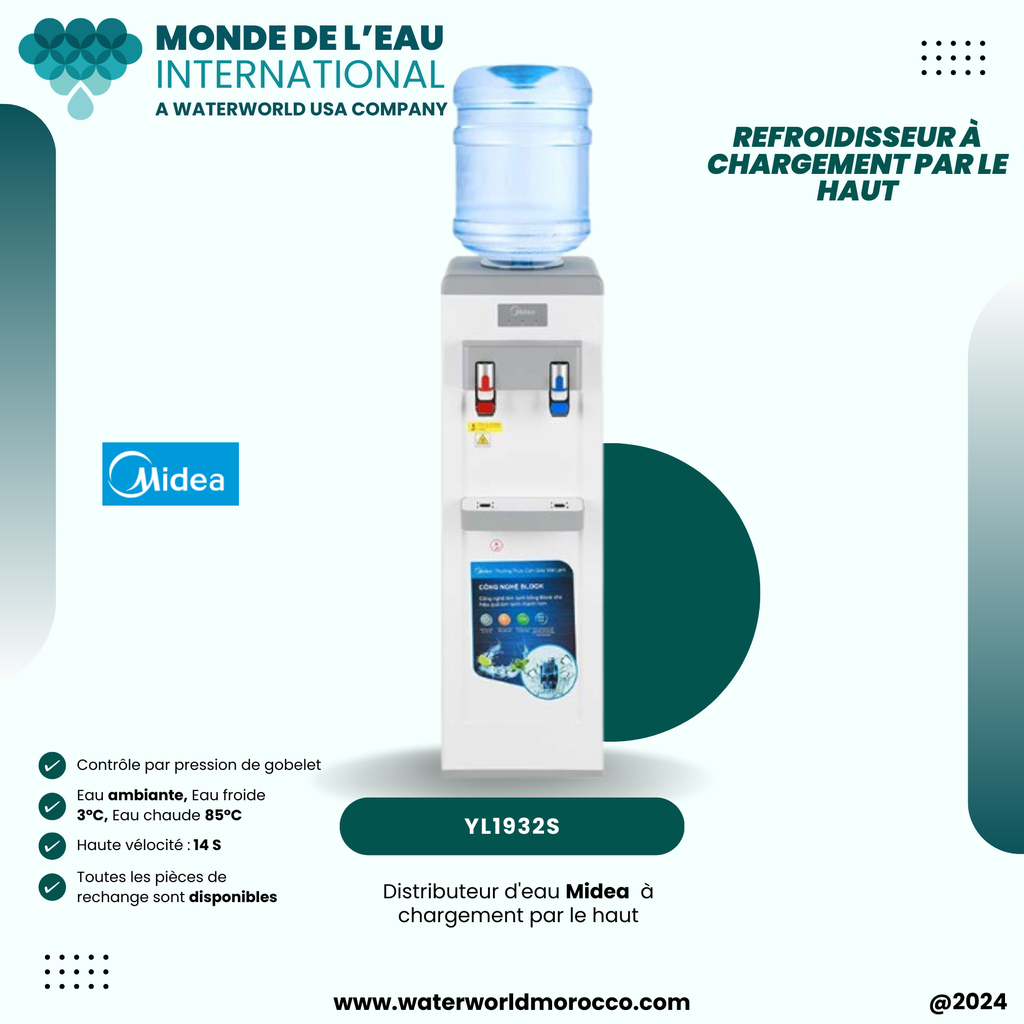 Midea YL1932S Free Standing Water Dispenser   (D)