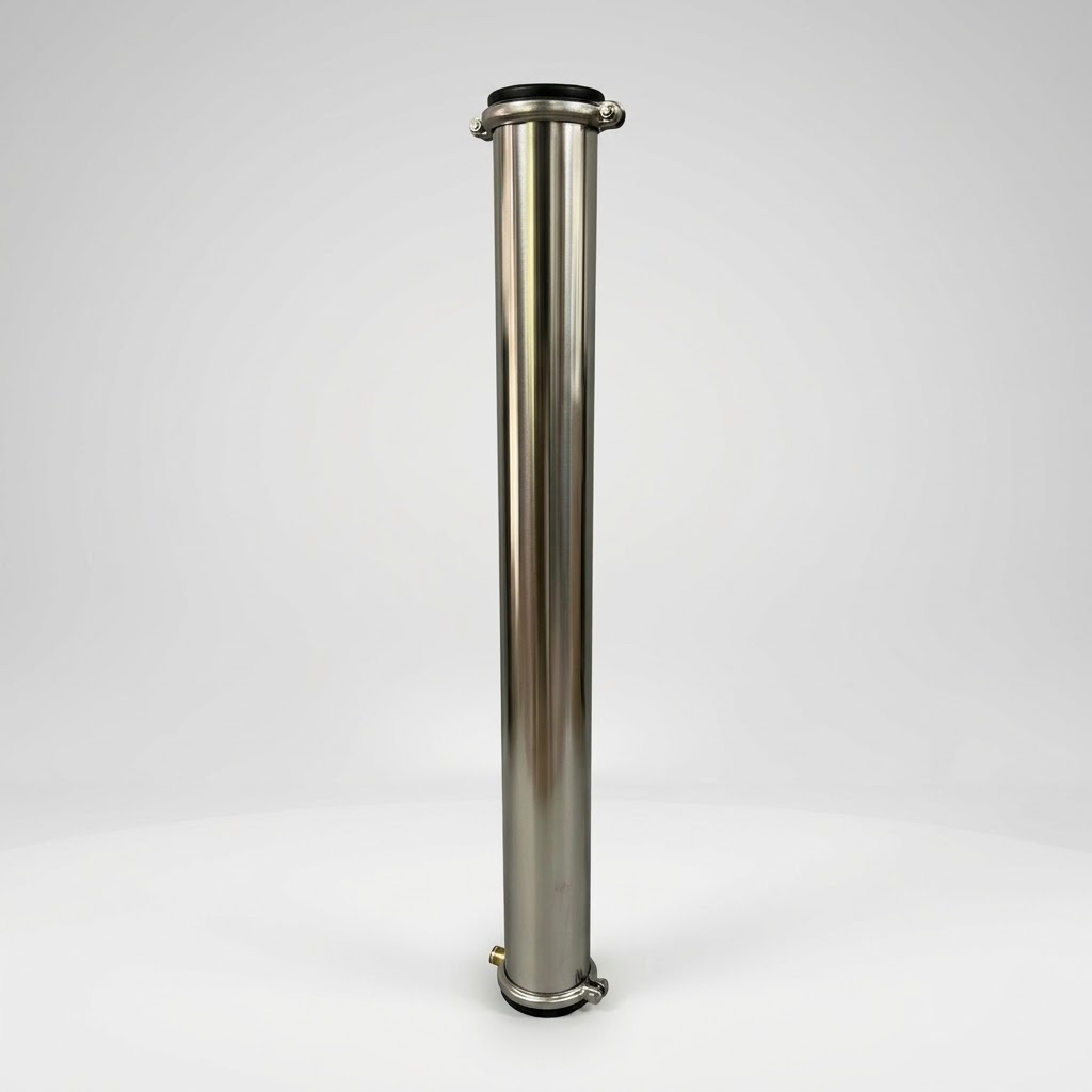 Stainless RO membrane housing 4040-1 seamless filter