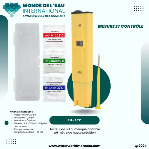 PH meter, yellow   (D)