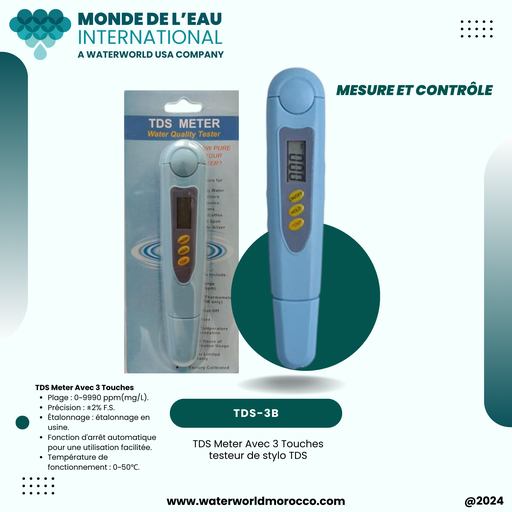 [TDS-3B] TDS tester, blue   (D)