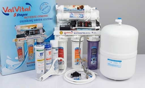 5 STAGE RO SYSTEM WITHOUT FAUCET WITHOUT MEMBRANE   (D)